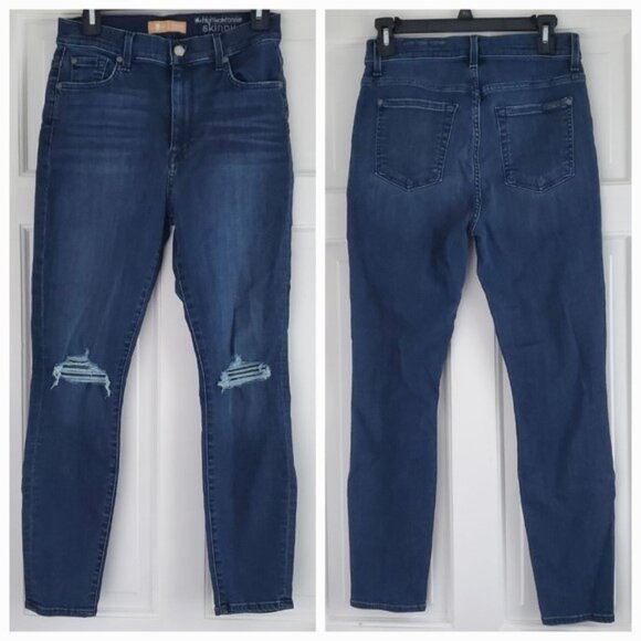 7 FOR ALL MANKIND b(lair) "the high waist ankle skinny" jeans - 28 - Picture 1 of 5